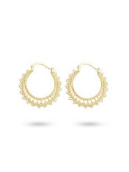 Nomad Pozłacane kolczyki-kreole rozmiar: onesize. Żółte kolczyki Nomad, pozłacane. Za 174.02 zł.