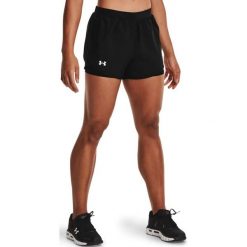 Spodenki do biegania damskie Under Armour Fly By 2.0 2N1. Czarne szorty Under Armour, bez wzorów, sportowe. Za 99.99 zł.