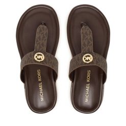 Japonki MICHAEL Michael Kors. Brązowe japonki MICHAEL Michael Kors, bez wzorów. Za 479.99 zł.