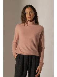 Perfect Cashmere Kaszmirowy golf "Nethan" w kolorze szaroróżowym rozmiar: S. Różowe swetry Perfect Cashmere, s, bez wzorów, z kaszmiru, bez ramiączek. Za 331.46 zł.