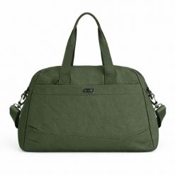 Materiałowa sportowa torba damska fitness Solier FB54 Eloa - khaki. Brązowe torby sportowe bez wzorów, z materiału. Za 92.99 zł.