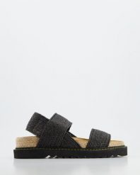 CZARNE SANDAŁY 04038874H BLACK. Czarne sandały Venezia, bez wzorów, bez obcasa, bez zapięcia. Za 159.00 zł.