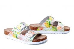 DR. BRINKMANN 701058-00 multi, klapki damskie. Klapki Dr. Brinkmann, bez wzorów, ze skóry, bez obcasa, bez zapięcia. Za 174.17 zł.