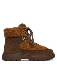 Moon Boot Trapery 80D2520030 Brązowy. Brązowe traperki Moon Boot, bez wzorów, ze skóry, bez obcasa, bez zapięcia. Za 1,269.00 zł.