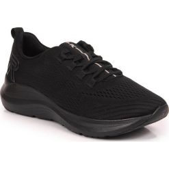 Buty sportowe damskie czarne Rieker 42103-01. Czarne buty treningowe Rieker, bez wzorów, bez zapięcia. Za 475.98 zł.