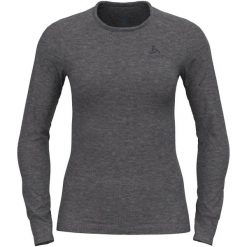 Koszulka damska Odlo BL TOP crew neck l/s ACTIVE WARM ECO. Czarne bielizna termoaktywna damska ODLO, bez wzorów, bez ramiączek. Za 259.99 zł.