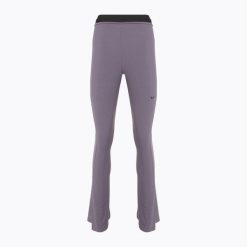 Legginsy damskie Nike Sportswear Chill Knit Mini-Rib Flared. Szare legginsy Nike, bez wzorów, sportowe. Za 332.99 zł.