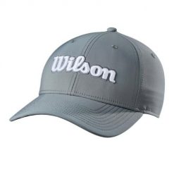 Czapka z daszkiem Wilson Tour. Szare czapki z daszkiem WILSON STAFF, bez wzorów, eleganckie. Za 163.50 zł.