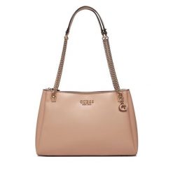 Torebka Guess. Brązowe torebki klasyczne Guess, z aplikacjami, klasyczne, bez dodatków. Za 469.99 zł.