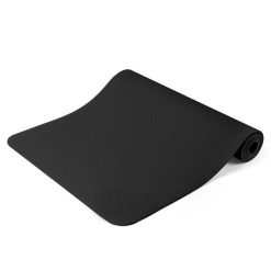 Mata do ćwiczeń jogi, z torbą w prezencie, dostępna w 3 kolorach-czarna. Czarne torby sportowe TIMELESS TOOLS, bez wzorów, z materiału. Za 69.99 zł.