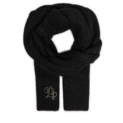 Szalik Liu Jo. Czarne szaliki i kominy Liu Jo, bez wzorów. Za 379.99 zł.
