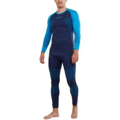 Zestaw bielizny dla kobiet Fundango Seamless. Niebieskie bielizna termoaktywna damska FUNDANGO, bez wzorów, bez ramiączek. Za 379.90 zł.