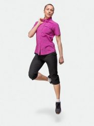 Halti Koszula funkcyjna "Kota" w kolorze różowym rozmiar: 40. Różowe koszule Halti, bez wzorów, sportowe, bez kołnierzyka, bez ramiączek. Za 152.99 zł.