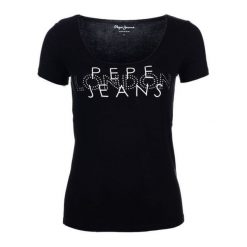 Pepe Jeans T-Shirt Damski Brent S Czarny. T-shirty marki Pepe Jeans. W wyprzedaży za 128.00 zł.