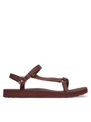 Teva Sandały Original Universal Slim 1150110 Bordowy. Czerwone sandały Teva, bez wzorów, z materiału, bez obcasa, na płaskiej podeszwie, bez zapięcia. Za 299.99 zł.