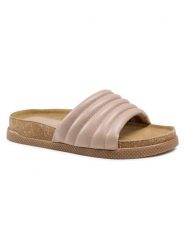 Lasocki Klapki ARC-BIERGE-04 Beżowy. Brązowe klapki Lasocki, bez wzorów, ze skóry, bez obcasa, bez zapięcia. Za 62.99 zł.