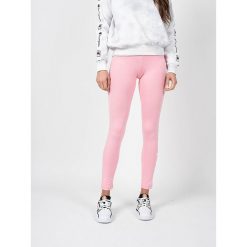 Legginsy fitness damskie. Czerwone legginsy Champion, bez wzorów, z bawełny. Za 124.00 zł.