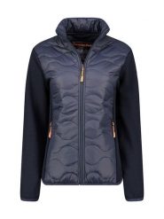 Canadian Peak Kurtka polarowa "Tahitieak" w kolorze granatowym rozmiar: XL. Niebieskie kurtki Canadian Peak, xl, z aplikacjami, z materiału, bez kaptura. Za 194.95 zł.