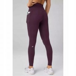 FABLETICS Damskie Legginsy Sportowe Wysoki Stan Oasis PureLuxe. Czerwone legginsy sportowe FABLETICS, l, bez wzorów, z elastanu, z podwyższonym stanem, na fitness i siłownię. Za 299.99 zł.