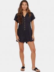 Ogółem kobiety O'Neill Wotw. Czarne kombinezony O'Neill, na lato, l, bez wzorów, z materiału, eleganckie, bez kołnierzyka, bez ramiączek, krótkie. Za 299.00 zł.