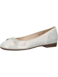 Ara Shoes Skórzane baleriny w kolorze kremowym rozmiar: 38. Brązowe baleriny Ara Shoes, bez wzorów, z okrągłym noskiem, bez obcasa, bez zapięcia. Za 125.85 zł.