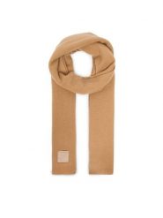 Calvin Klein Szalik Emblem LV04D8014G Beżowy. Brązowe szaliki i kominy Calvin Klein, bez wzorów, z kaszmiru. Za 599.99 zł.