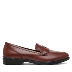 Mokasyny ECCO. Brązowe mokasyny ECCO, bez wzorów. Za 389.99 zł.