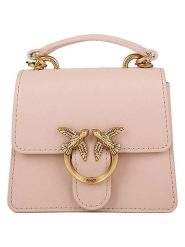 Pinko Skórzana torebka w kolorze beżowym - 12 x 10 x 5 cm rozmiar: onesize. Brązowe torebki klasyczne Pinko, bez wzorów, z materiału, przez ramię, bez dodatków. Za 535.78 zł.