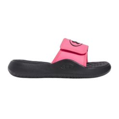 Klapki damskie Under Armour Ignite Pro 8. Czerwone klapki Under Armour, bez wzorów, z materiału, bez obcasa, bez zapięcia. Za 261.00 zł.