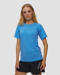 Koszulka damska X-Bionic Xceed Run Shirt Ss A070 ETERNAL ICE. Niebieskie t-shirty sportowe X BIONIC, l, bez wzorów, z materiału, bez ramiączek, do biegania. Za 369.99 zł.