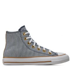 Trampki Converse. Niebieskie trampki Converse, bez wzorów, retro, bez zapięcia. Za 229.99 zł.