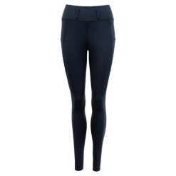 Legginsy jeździeckie BR Equitation Essentials. Fioletowe legginsy BR, bez wzorów, z elastanu. Za 338.00 zł.