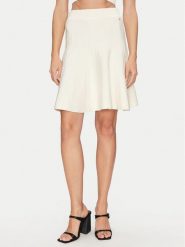 Guess Spódnica midi W5GD0U Z2XY0 Biały Regular Fit. Białe spódnice Guess, xxl, z aplikacjami, z wiskozy, midi. Za 349.99 zł.