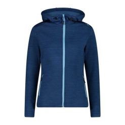 Polar z kapturem dla kobiet CMP. Niebieskie bluzy z polaru CMP, bez wzorów, z polaru, trekkingowe. W wyprzedaży za 279.00 zł.