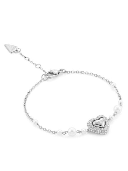Guess Kolczyki JUBB06 009JW Srebrny. Szare bransoletki Guess, metalowe. Za 177.99 zł.