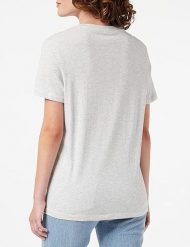 LEE SLIM LOGO TEE DAMSKA KOSZULKA Z NADRUKIEM LOGO T-SHIRT SHARP GREY MELE L43KEH03 112109660. Szare t-shirty Lee, l, bez wzorów, bez kołnierzyka, bez ramiączek. Za 69.99 zł.