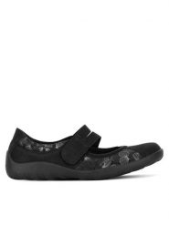 Remonte Baleriny CEO-R3510-03 Czarny. Czarne baleriny Remonte, bez wzorów, z materiału, bez obcasa, bez zapięcia. Za 349.99 zł.