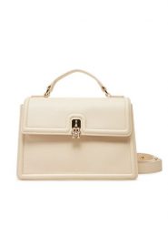 Tommy Hilfiger Torebka Th Eternity Mini Satchel AW0AW17176 Écru. Torebki klasyczne Tommy Hilfiger, bez wzorów, ze skóry, bez dodatków. Za 409.99 zł.