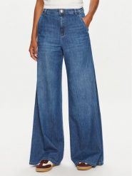 Marella Jeansy 2423186014 Niebieski Wide Leg. Niebieskie jeansy Marella, bez wzorów, z bawełny. Za 799.99 zł.
