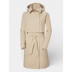 Płaszcz Damski Helly Hansen W Jane. Brązowe kurtki przeciwdeszczowe Helly Hansen, bez wzorów, bez kaptura. W wyprzedaży za 980.50 zł.