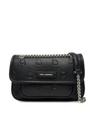 KARL LAGERFELD Torebka A3W30109 Czarny. Czarne listonoszki KARL LAGERFELD, bez wzorów, ze skóry, bez dodatków. Za 699.99 zł.