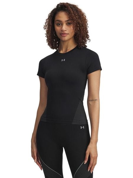 Under Armour Koszulka funkcyjna w kolorze czarnym rozmiar: L. Czarne t-shirty sportowe Under Armour, l, bez wzorów, z materiału, bez ramiączek, outdoorowe. Za 139.54 zł.