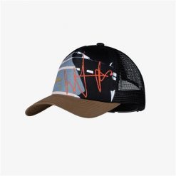 Czapka z daszkiem BUFF TRUCKER CAP MALM MULTI. Czarne czapki z daszkiem Buff, bez wzorów, sportowe. Za 109.90 zł.
