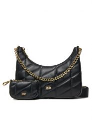 DKNY Torebka Betty R34EBB22 Czarny. Czarne torebki klasyczne DKNY, bez wzorów, ze skóry, bez dodatków. Za 1,469.00 zł.