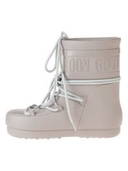 Moon Boot Kalosze "Low" w kolorze szarym rozmiar: 39-40. Szare kalosze Moon Boot, bez wzorów, z materiału, bez zapięcia. Za 211.31 zł.