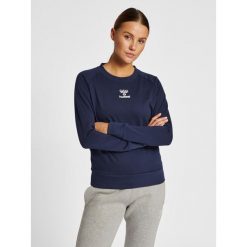 Bluza damska Hummel Icons. Niebieskie bluzy bez kaptura Hummel, l, bez wzorów, bez kaptura, na fitness i siłownię. Za 200.50 zł.