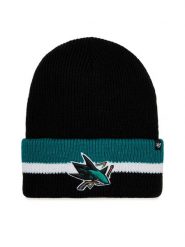47 Brand Czapka NHL San Jose Sharks Split Cuff 47 H-SPLCC22ACE-BK Czarny. Czarne czapki zimowe 47 Brand, bez wzorów, z materiału. Za 149.99 zł.