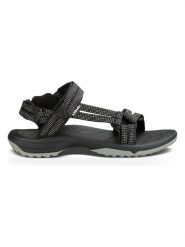 Teva Sandały trekkingowe "Terra Fi Lite" w kolorze czarnym rozmiar: 39. Czarne sandały Teva, bez wzorów, z otwartym noskiem, bez obcasa, na płaskiej podeszwie, bez zapięcia. Za 353.27 zł.