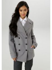 Aniston Kurtka przejściowa w kolorze szarym rozmiar: 36. Szare kurtki Aniston, bez wzorów, bez kaptura. Za 152.99 zł.