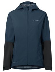 Kurtka damska Moab Rain Jacket II. Niebieskie kurtki Vaude, bez wzorów, z materiału. Za 819.00 zł.